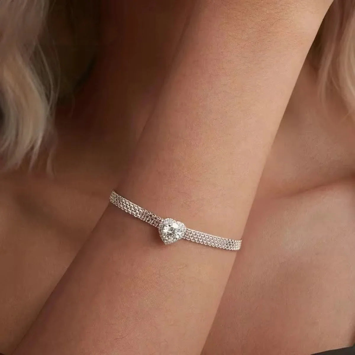Pulseira Fina Ultrashine Moissanite