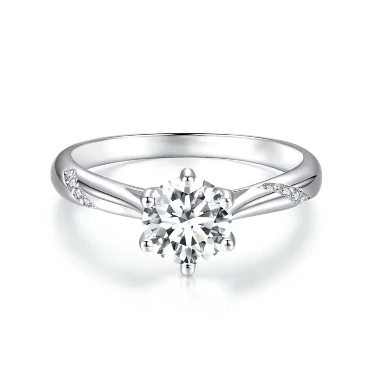 Anel Solitário Ultrashine Moissanite