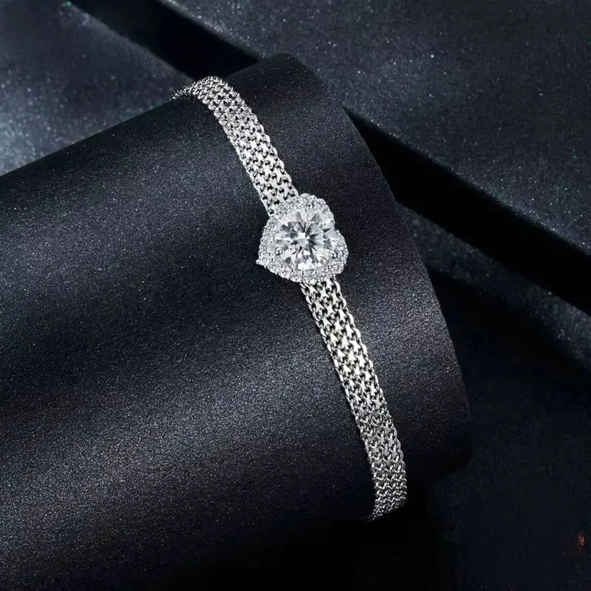Pulseira Fina Ultrashine Moissanite