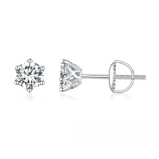Brinco Ponto de Luz Ultrashine Moissanite