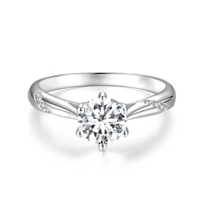 Anel Solitário Ultrashine Moissanite