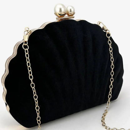 Bolsa Clutch Black Shell