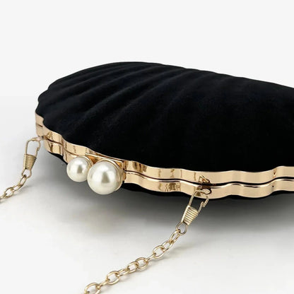 Bolsa Clutch Black Shell
